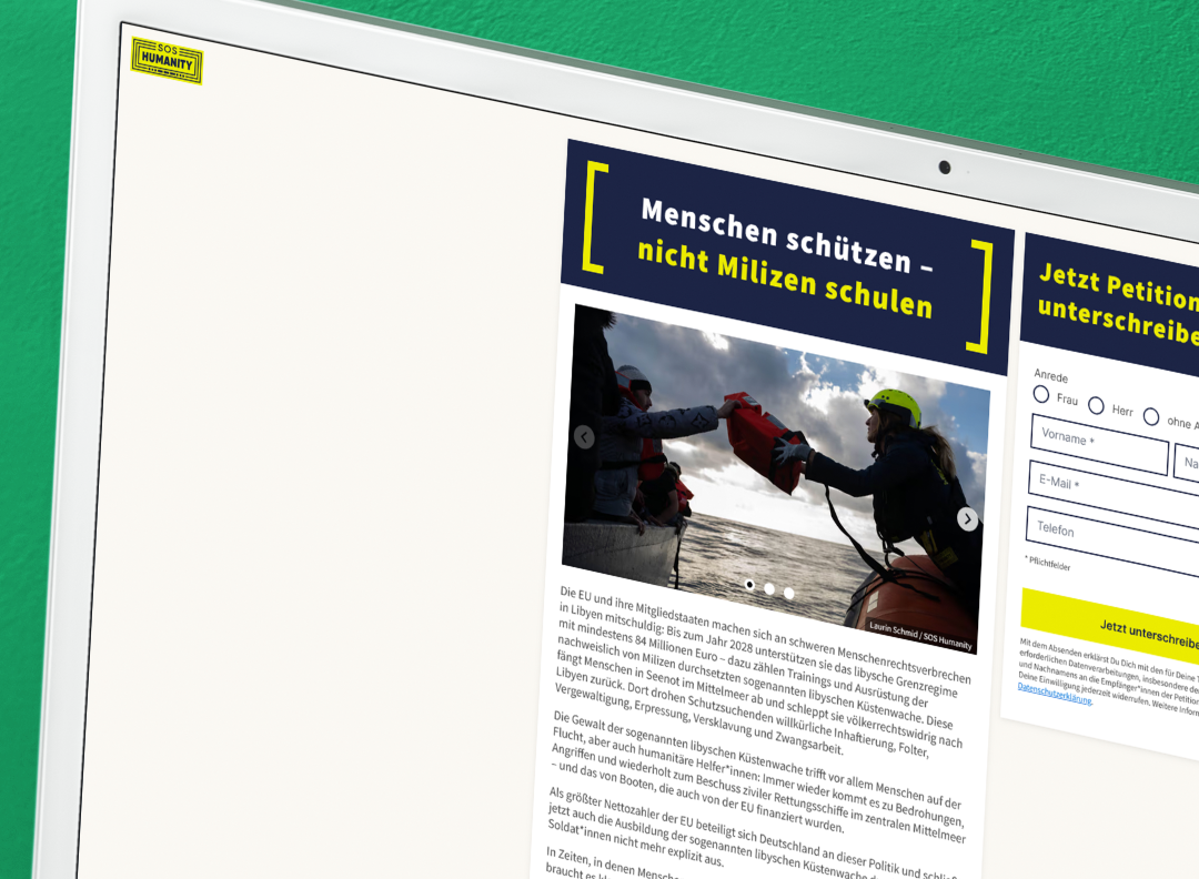 Vorschau der Landingpage-Funktion