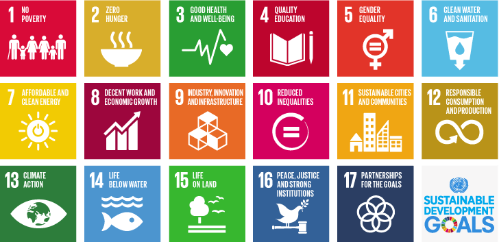 Die 17 Nachhaltigkeitsziele (SDGs) der Vereinten Nationen